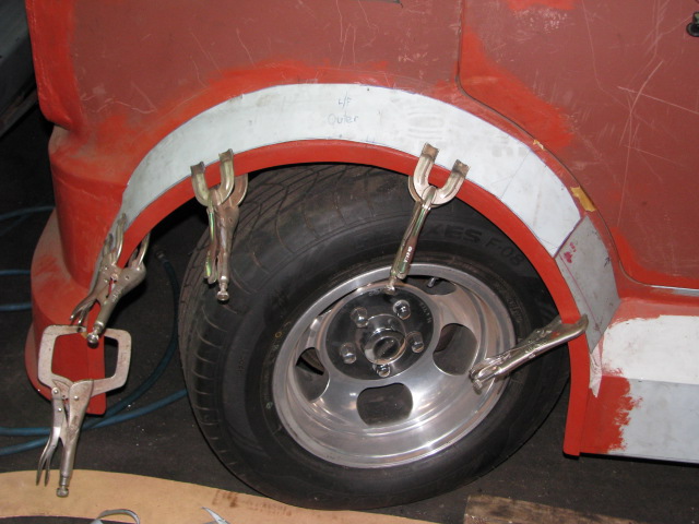 MID8 inner wheel tub flare